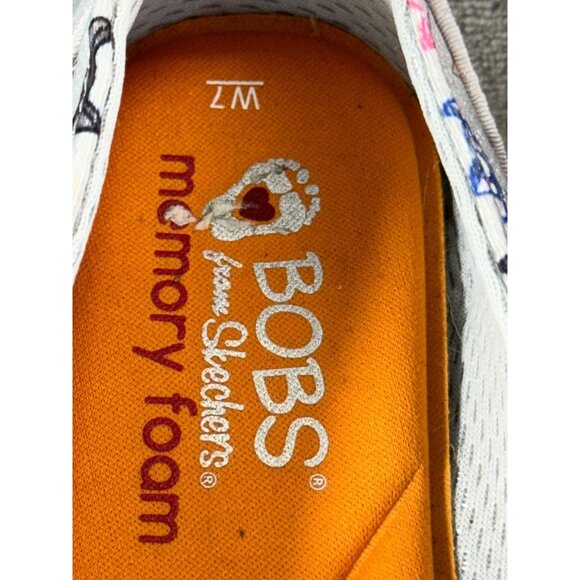 BOB’s From Sketchers womens 7 comfort Cat Shoe Memory Foam slip on - Picture 4 of 16